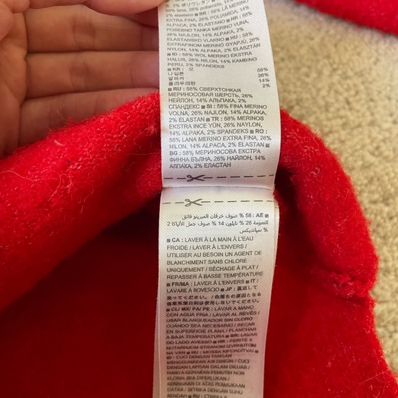 Wool Alpaca Turtleneck Sweater S - Picture 7 of 9